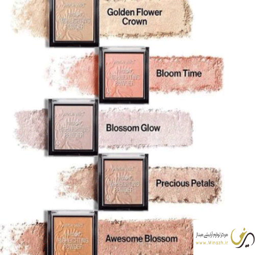 هایلایتر پودری مگا گلو وت اند وایلد رنگ پریشز پتالز Wet n wild megaglo highlighters