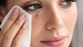 فواید و مضرات پاک کردن آرایش با دستمال مرطوب